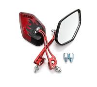 For Hon&da NC700X CB400 CB500X CB650F CB1000R PCX125 PCX150 Universial Motorcycle 8MM 10MM RearView Mirrors With Changable Screws Compatible Parts(Red)