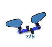 For Hon&da PCX125 PCX150 NC750S 599 CBF125 CBF190R CB500X Universal Motorcycle Rearview Mirror Blue Anti-glare Convex Mirror Compatible Parts(Blue)