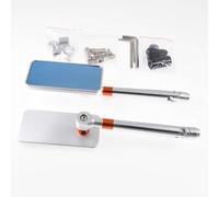 For Hon&da Shadow/Valkyrie/Magna/Rebel / XL1000V / XL700V / NT700V / XL125V / XR230 / APE50 Motorcycle Mirror CNC Side Rearview(Silver)