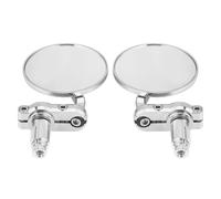 For Hon&da Silver/wing/Jazz/Reflex/Forza/SH/PS Motorcycle CNC Aluminum Rear View 7/8" Mirrors(Chrome)