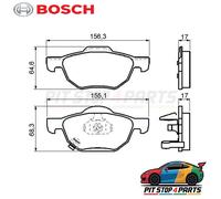 Bosch BP1046 - Brake Pads Car Front Axle - Bosch Quality - Reduced Noise and Dust - ECE-R90 Certified - Copper-Free - 1 Set of 4 Pads