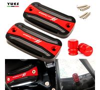 For HONDA CBR1100XX CBR 1100 XX 1100XX 1997-2004 2005 2006 2007 Motorcycle Accessories Brake Fluid Reservoir Cover Cap CBR1100X 1 Pair Red