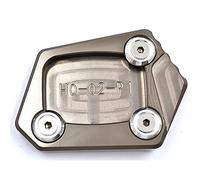 For Honda CBR250R CBR250F CBR500R CBR300R CBR600RR CBR650F CNC Aluminum Motorcycle moto Side Stand Pad Plate Kickstand (Gray)