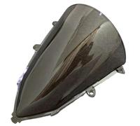 For Honda CBR650R CBR 650R 2019 2020 2021 2022 2023 2024 Double Bubble Windscreen Screen Wind Deflectors Screen Motorbikes Deflector,Extension Spoiler(Smoke)