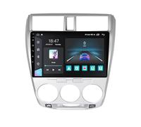 For Honda City 2008-2013 Android 12 10 Inch HD Touch Screen Car Radio Built-in Wireless CarPlay Android Auto Support RDS DSP BT 5.0 Mirror Link FM AM HiFi DAB Backup Camera Steering Wheel Control(B,8C