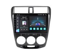 For Honda City 2008-2013 Android 12 10 Inch HD Touch Screen Car Radio Built-in Wireless CarPlay Android Auto Support RDS DSP BT 5.0 Mirror Link FM AM HiFi DAB Backup Camera Steering Wheel Control(A,8C