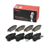 FOR HONDA CIVIC 2.0 TYPE R EP3 FRONT and REAR BREMBO BRAKE PADS PAD SET 01-05