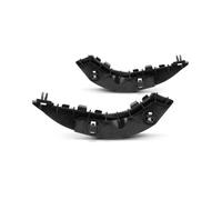 For Honda Civic Bumper Trim 2006 07 08 09 10 2011 Driver and Passenger Side Pair/Set | Front | Bracket | Bumper Stay | Plastic | Sedan | Black | HO1042114 + HO1043114 | 71198SNAA02 + 71193SNAA02