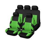 For Honda Civic EJ1 EJ7 Coupe/EM FG Coupe/FK2 Type R FN2 Type R, Car Seat Cover Car Seat Cushion Waterproof Scratch Resistant Front Full Protector Mat Accessories,H/Green/