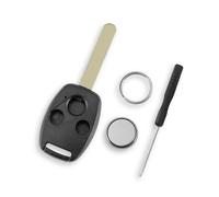 For HONDA Civic Key Fob Accord Key Case 2006 Pilot Fit CRV Ridgeline Jazz FRV Insight Civic CR-Z S2000 3 Buttons Car Key Fob Case Shell Battery CR1620
