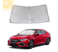 for Honda Civic Sun Shade Sunshade Windshield - Front Windshield Shade Custom Fit Civic 2016-2021 Car Accessories