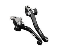 For Honda CRF300L RALLY CRF 300L 2022 CNC Dirt Bike Pivot Foldable Brake Clutch Levers Handlebar Handle Grips Motocross Part(Black)