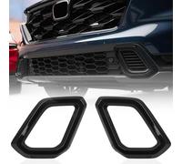 for Honda CRV CR-V Sport Touring 2023 2024 2025 Car Accessories ABS Front Bottom Bumper Lid Cover Strip Trim 2PCS (Glossy Black)