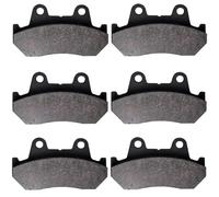 For HONDA CX 500 Euro 1982-1984 GL 500 1982 Silver W Turbo 1983-1985 FT 500 1982-1984 Motorcycle Front Rear Brake Pads Organic Disc