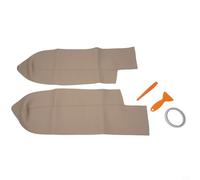 For Honda For CRV 2007 2012 Front Door Armrest Cover Pair, Microfiber Leather Panels, Left and Right Side, Direct Fit Replacement Parts