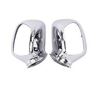 For Honda Goldwing GL1800 2001-2017 Gold Wing GL 1800 Motorcycle Rearview Mirror Housings Case Cover Rear View (Silver)