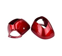 For Honda Goldwing GL1800 2001-2017 Gold Wing GL 1800 Motorcycle Rearview Mirror Housings Case Cover Rear View (Red)