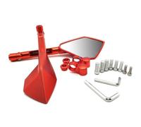 For Honda Hornet 250 CB 600F CBF600 CBR600F CB919 VTX1300 Full CNC Aluminum Motorcycle Mirrors Rearview Blind Spot Side Mirror(Orange)