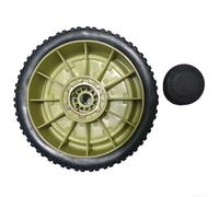 For Honda HR214 HRU214 HRU215 Compatible Lawn Mower Wheel Replacement Set 2 Front 2 Rear 200mm Metal Plastic Wheels (Rear Wheel)