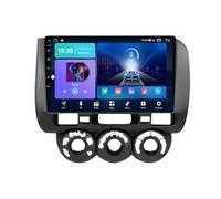 For Honda Jazz City 2002-2007 Android 12 9 Inch Car Stereo Touch Screen Built-in CarPlay Android Auto Support RDS DSP BT 5.0 Mirror Link FM AM HiFi DAB Backup Camera Steering Wheel Control(B,8Core+2G+