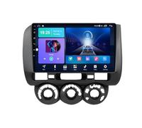 For Honda Jazz City 2002-2007 Android 12 9 Inch Car Stereo Touch Screen Built-in CarPlay Android Auto Support RDS DSP BT 5.0 Mirror Link FM AM HiFi DAB Backup Camera Steering Wheel Control(A,8Core+6G+