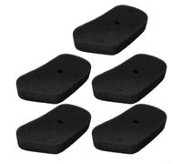 For Honda Lawn Mower Air Filter for HR173, HRB423, HRB475, HRB535 and GV100 Engines, Replacement for Part Number 17211-ZG1-700, Sponge Material 135mm * 75mm * 23mm, Black(5pcs)