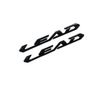 for Honda LEAD125 Lead 100 110 Classic Moto Racing Motorcycle 3D Emblem Badge Decal Fuel Tank Sticker Tank Pad Protector Decal(Black)