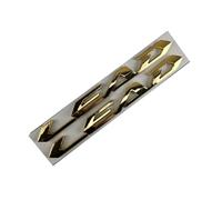 for Honda LEAD125 Lead 100 110 Classic Moto Racing Motorcycle 3D Emblem Badge Decal Fuel Tank Sticker Tank Pad Protector Decal(Gold)