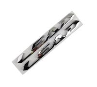 for Honda LEAD125 Lead 100 110 Classic Moto Racing Motorcycle 3D Emblem Badge Decal Fuel Tank Sticker Tank Pad Protector Decal(Silver)