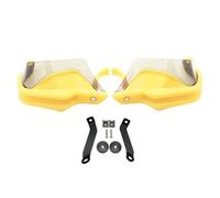 For HONDA NC750X NC 750X DCT NC750S NC700X 2013-2023 Carbon Look Handguards Shield Guards Windshield Hand Wind Protection(Yellow Green Set)