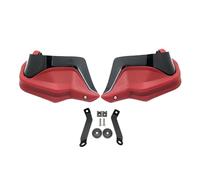 For Honda NX500 NX 500 NX400 400 2023 2024 Motorcycle ABS Handguards Shield Guards Windshield Hand Wind Protection(Red Black Set)