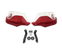 For Honda NX500 NX 500 NX400 400 2023 2024 Motorcycle ABS Handguards Shield Guards Windshield Hand Wind Protection(Red Clear Set)