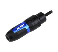 For Honda X-ADV750 Motorcycle Frame Slider CNC Aluminum Exhaust Pipe Anti-collision Pad Anti-fall Protector(Blue B)