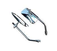 For Honnet MSX125 CB500X NC750X CB500X CB750 CRF 1100L For African For Twin Motorcycle 8 10mm Rear Mirror Iron Aluminum Retro(Chrome)