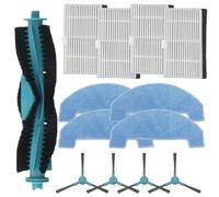 for Honor Choice Robot Cleaner M1 Replacement Parts Kit with Main Roller Brush, Side Brushes, Filters and Mop Cloths for Efficient Home Cleaning(A)