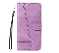 for Honor Magic5 Pro Case Wallet, Honor Magic5 Pro Phone Cover Flip Shockproof Premium Leather with Stand Magnetic Money Pouch TPU Bumper Gel Protective Case Wallet Case, Purple