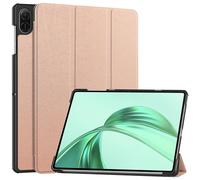 for Honor Pad X9A / X9 Pro Tri-Fold Smart Tablet Case, Shockproof Leather Stand Protective Cover with Auto Wake/Sleep,Rose Gold