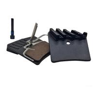 For Hope4 4 Piston Disc Brake Pads with Cooling Fins and Aluminium Alloy Back Plate for Enhanced Heat Dissipation and Brake Performance