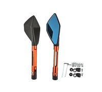 For Hornet 600 CB 600F 900F 250F 300F 650F X4 CBF600 CNC Aluminum Motorcycle Rear View Mirrors Blue Anti-glare Mirror(A-Orange)