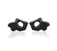 For HORNET For CB600F For HORNET For XL1000V For NT700V For CB1300S For XL1000V 2010 2011 22MM Handlebar Riser Bars Clamp Handlebar Risers Move Back(Black)