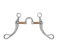 For Horse - Stainless Steel Equestrian Control Instrument for Rein Guide Training, Anti-titration Design, Smooth Mouthpiece Structure, Precision Joint + Sist