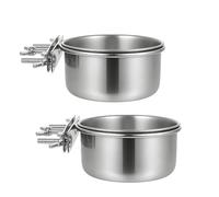 for Household Feeder - Detachable Pour-Proof in 2 Pieces, Sturdy Water Holder and Practical for Feeder | Parrot Parakeet Usa Cockati