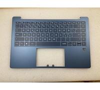 For HP 14-EE 14T-EE N47893-DH1 N44105-DH1 Danish Finnish Norwegian Keyboard Palmrest Top Case Upper Casing Palm Rest Cover