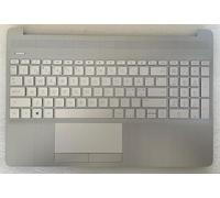 For HP 15-DW 15Z-GW 15S-DU L53736-DH1 Danish Finnish Norwegian Palmrest Keyboard