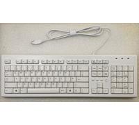 For HP 904367-031 White USB Wired Keyboard UK English Layout Genuine PR1101U