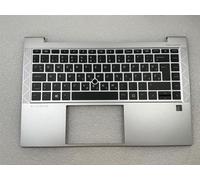 For HP EliteBook 845 G8 M52492-BA1 Slovenian Palmrest Keyboard Top Cover
