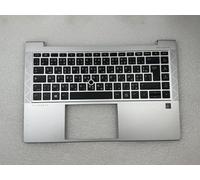 For HP EliteBook 845 G8 M52492-FP1 AZERTY Arabic Palmrest Keyboard Top Cover