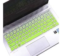 for HP Pavilion X360 14 Keyboard Cover Skin for HP Pavilion x360 14M-BA 14M-CD 14-BF 14-BW 14-cm 14-CF Series 14 Inch Laptop Silicone Keyboard Protector Skin, Ombre Green (with Squared Keypad)