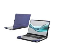 for HP ProBook 460 G11 Business Laptop 16“ Computer Bag ProBook 465 G11 16" Notebook Laptop Bag 2-in-1 PU Leather Computer Inner Bag Leather Sleeve (Dark Blue)