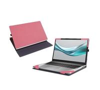 for HP ProBook 460 G11 Business Laptop 16“ Computer Bag ProBook 465 G11 16" Notebook Laptop Bag 2-in-1 PU Leather Computer Inner Bag Leather Sleeve (Pink)